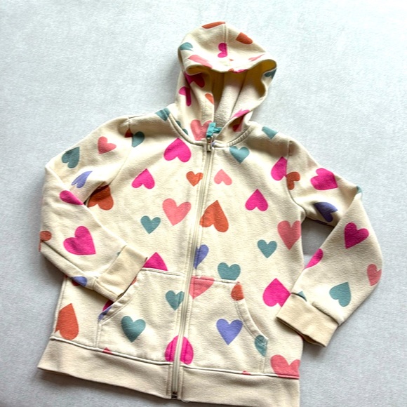 Cat & Jack Other - Cat & Jack cream zip up fleece